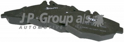 JP GROUP 1363600810 -  Колодки тормозные дисковые передние, комплект